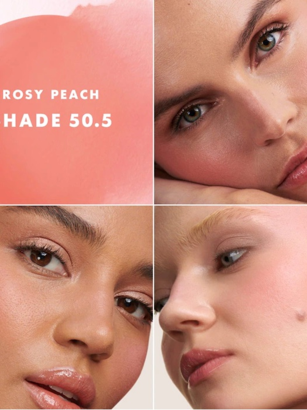 Giorgio Armani Cheek Tint Longwear Lightweight Liquid Blush 50.5 Rosy Peach - Picture 2 of 3
